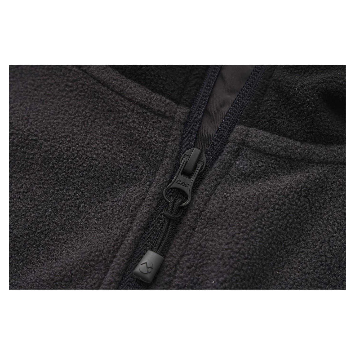 Black - Side - Gelert Mens Sleek Slim Fleece Top