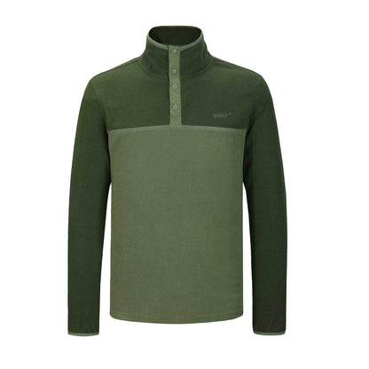 Green - Front - Gelert Mens Sleek Slim Fleece Top