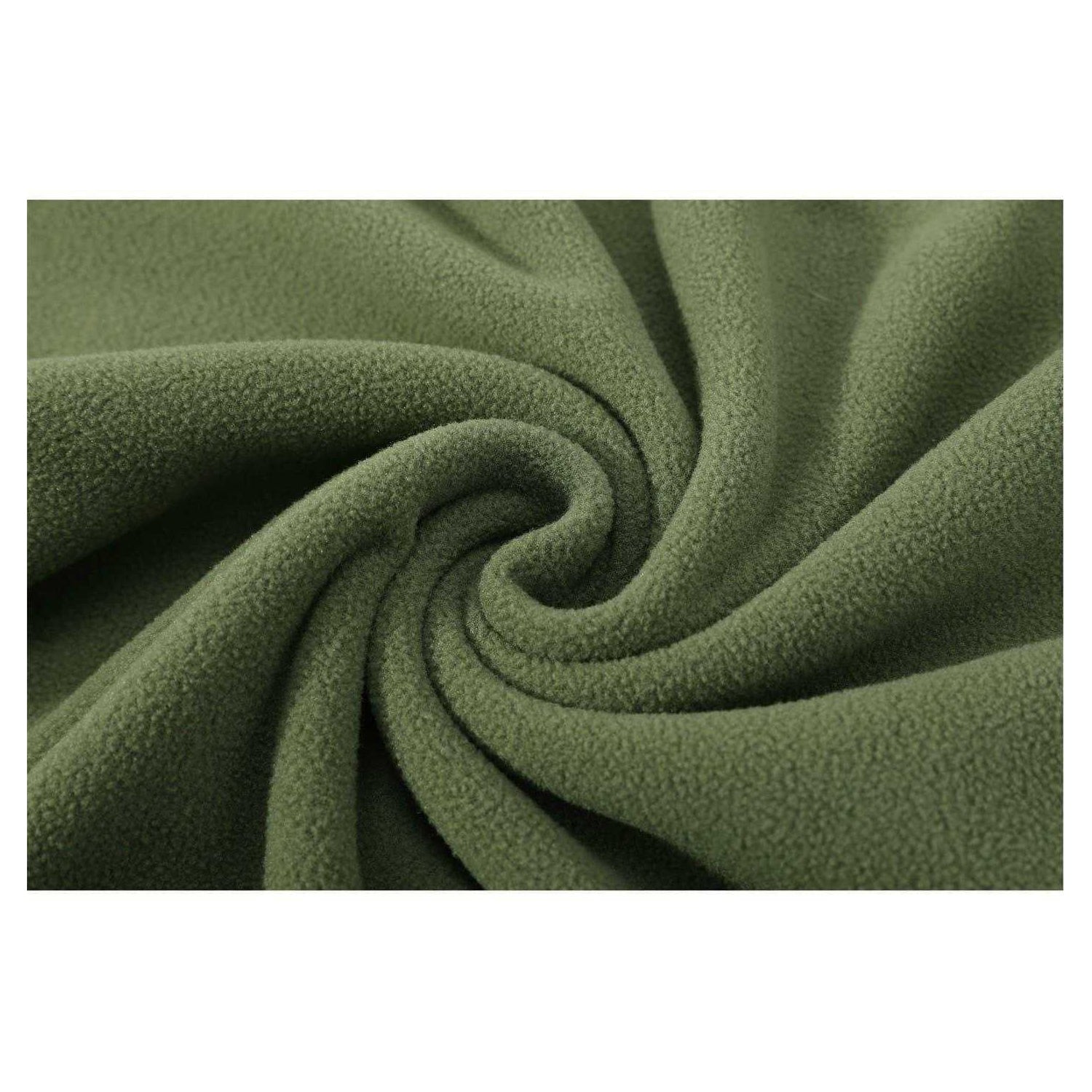 Green - Lifestyle - Gelert Mens Sleek Slim Fleece Top