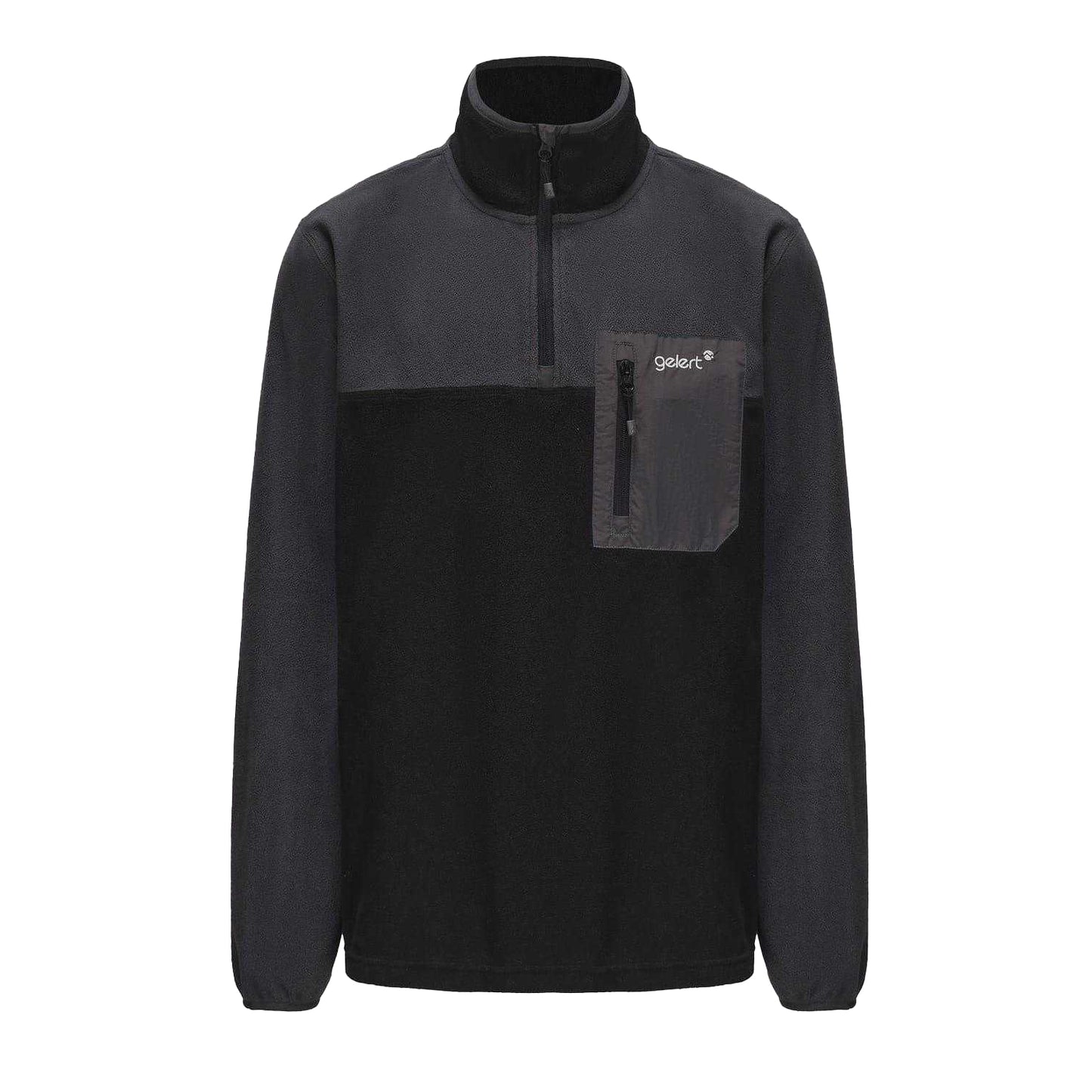 Black - Front - Gelert Mens Sleek Slim Fleece Top