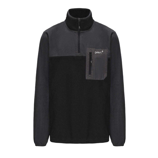 Black - Front - Gelert Mens Sleek Slim Fleece Top