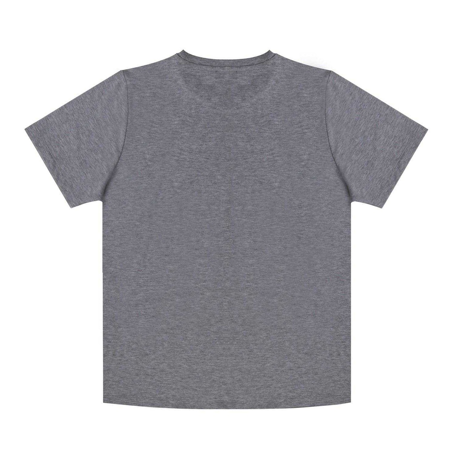 Grey - Back - Biba Womens-Ladies Crew Neck Regular T-Shirt