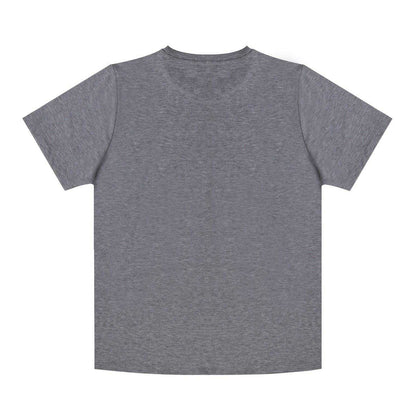 Grey - Back - Biba Womens-Ladies Crew Neck Regular T-Shirt