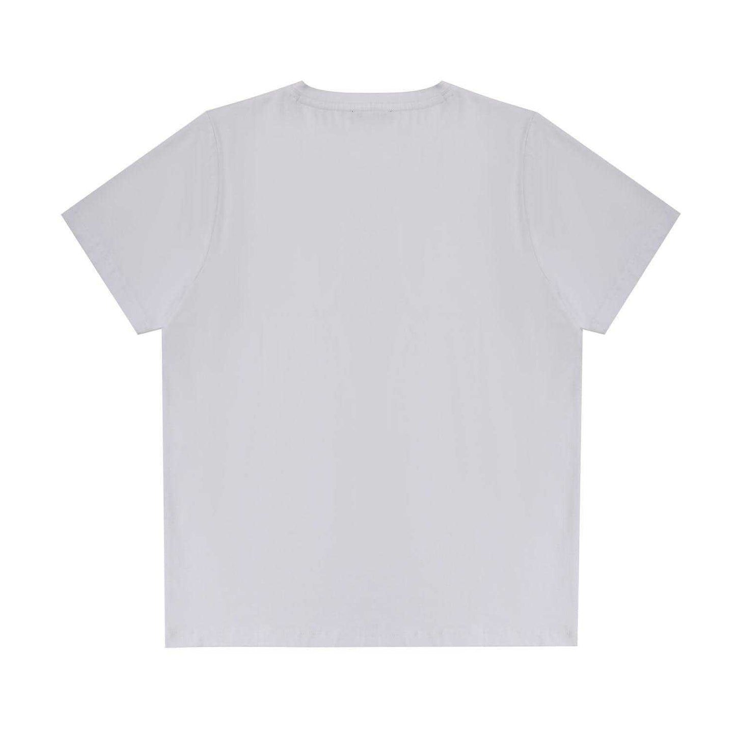 White - Back - Biba Womens-Ladies Crew Neck Regular T-Shirt