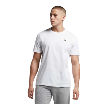 White - Front - MyProtein Mens Logo Crew Neck Regular T-Shirt