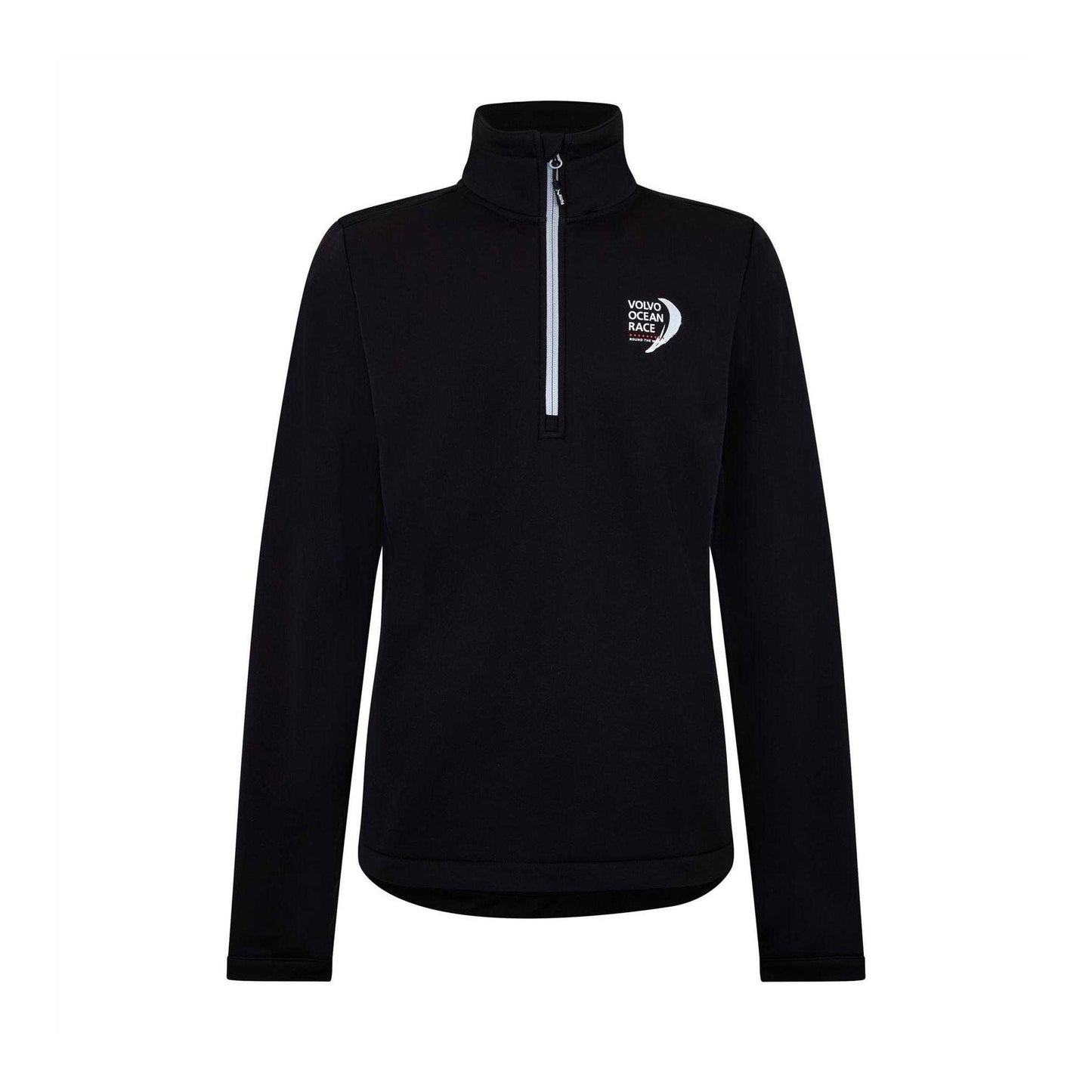 Black - Front - Puma Mens Half Zip Relaxed Fit Fleece Top