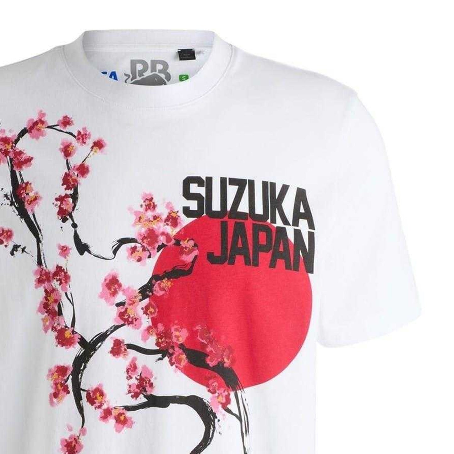 White - Back - Hugo Mens Vcarb Japan Regular T-Shirt