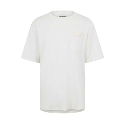 Ecru - Front - Threadbare Mens Dunedin Textured Knit Regular T-Shirt
