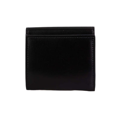 Black - Back - Off White Jitney French Leather Wallet