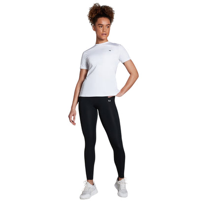 White - Side - MyProtein Womens-Ladies Short-Sleeved Athletic T-Shirt