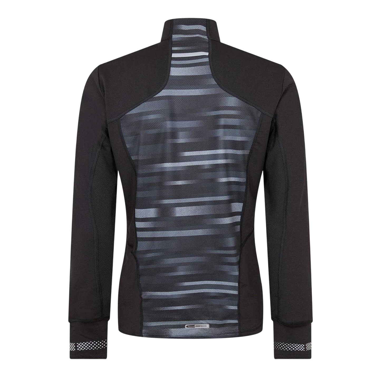 Black - Back - Puma Mens Quarter Zip Long-Sleeved Top