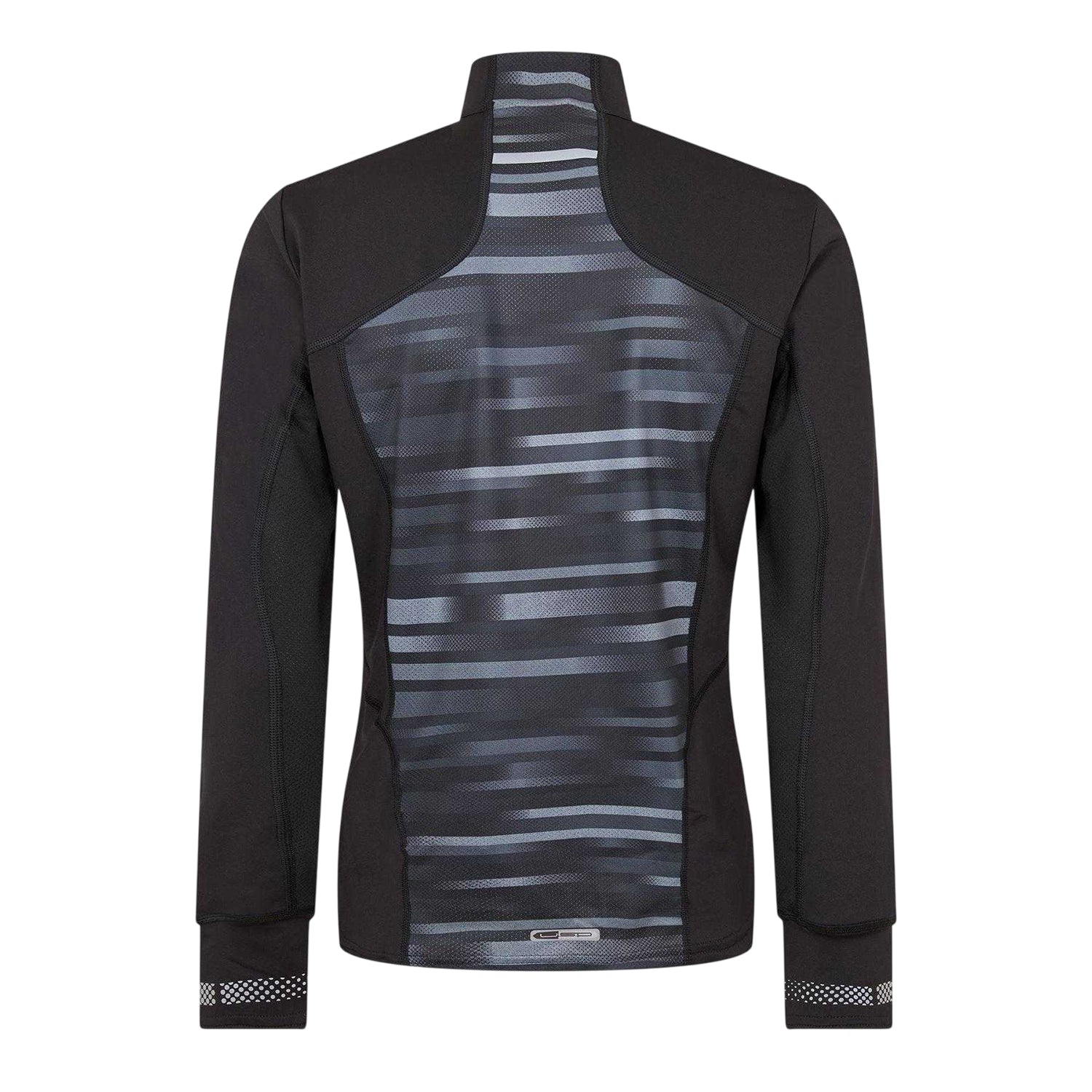 Black - Back - Puma Mens Quarter Zip Long-Sleeved Top