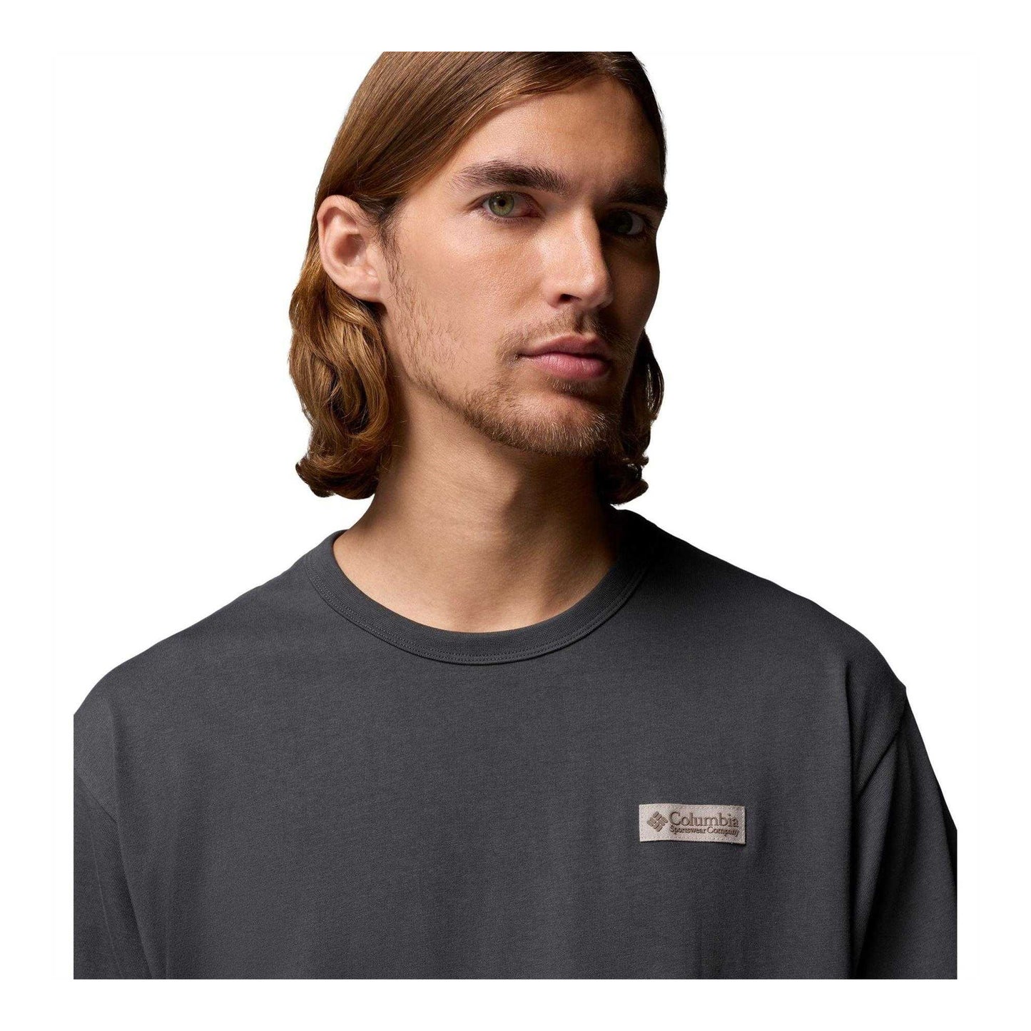 Sharkskin - Back - Columbia Mens Icon Back Logo Regular T-Shirt