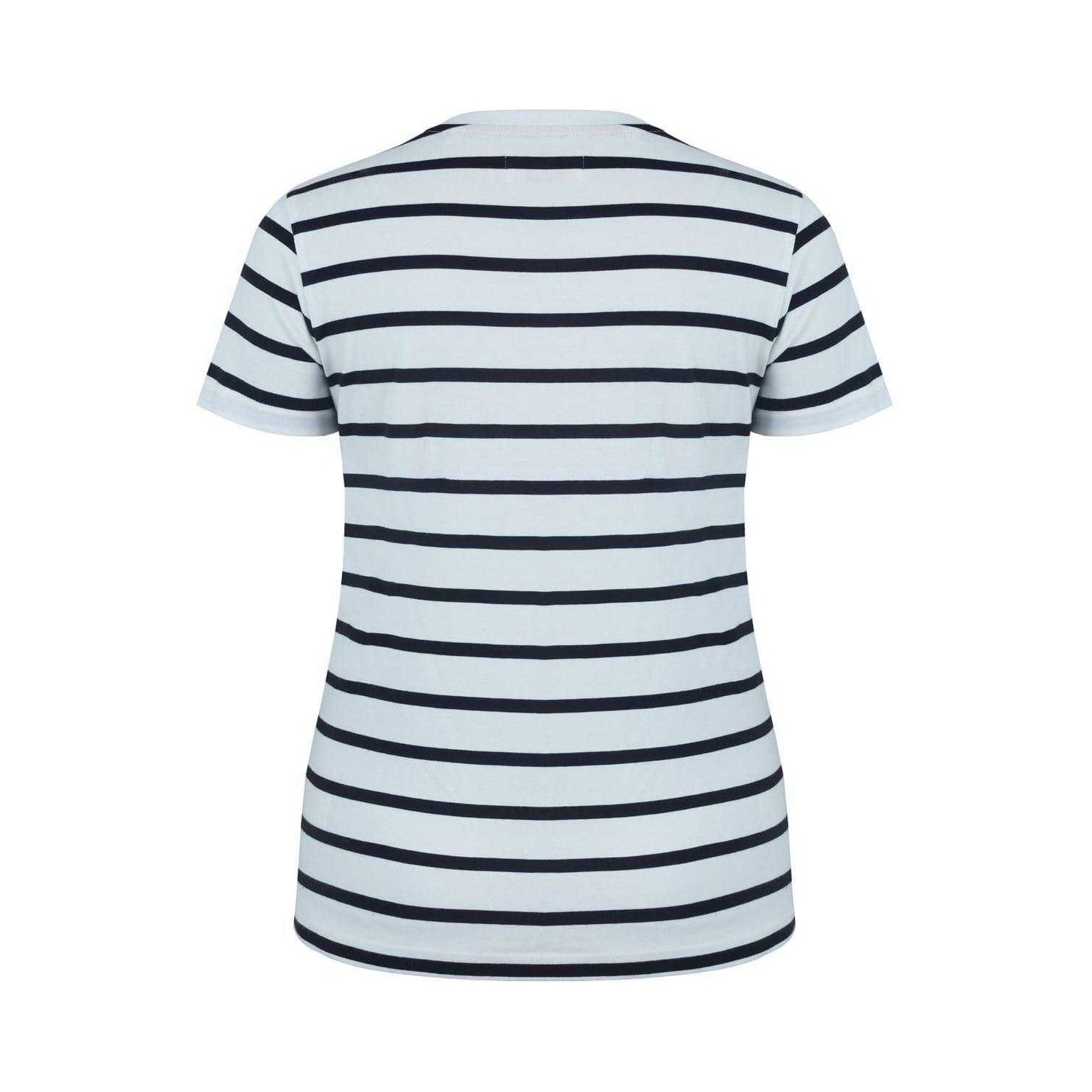 Black-White-Pink - Back - Lee Cooper Womens-Ladies Diamond T-Shirt