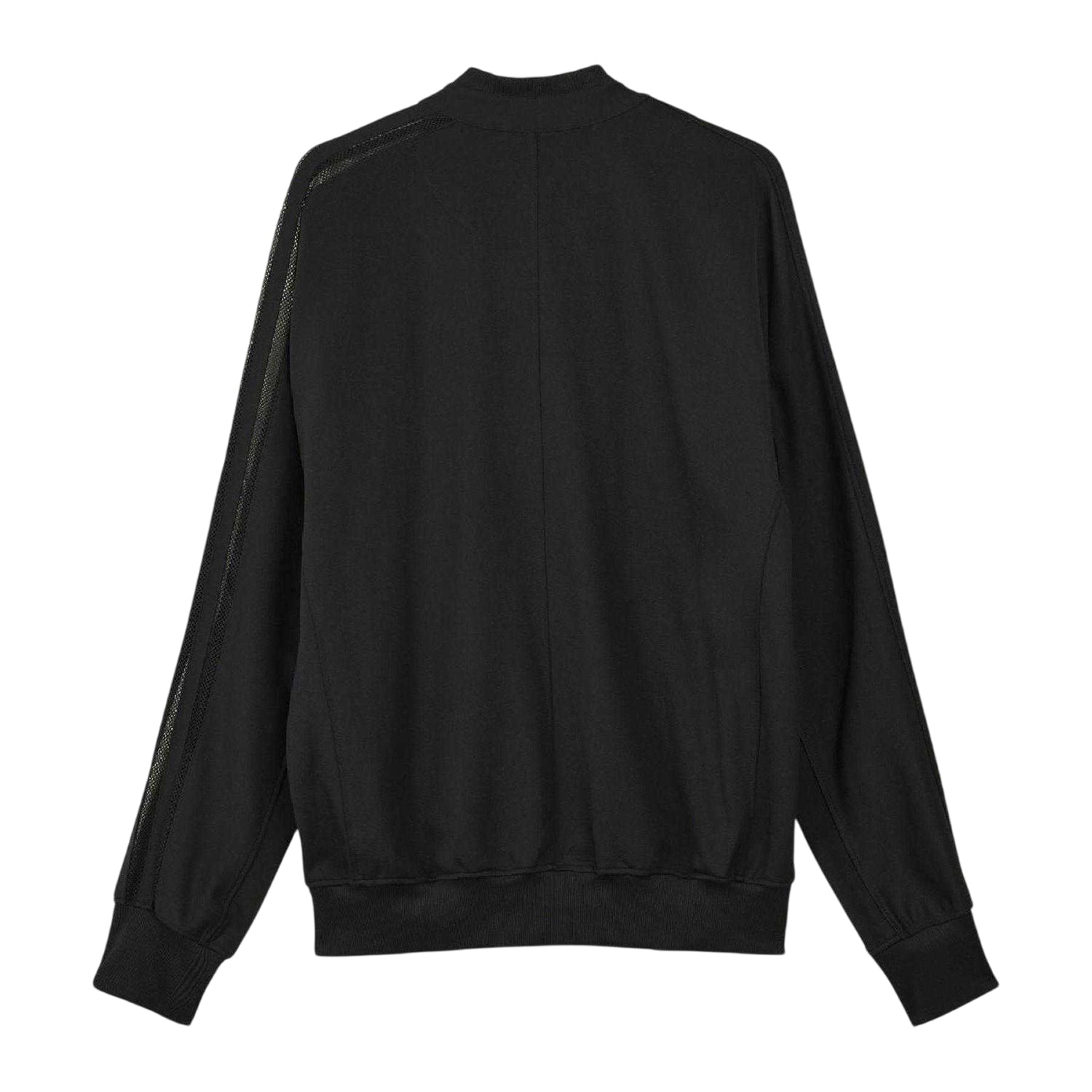 Black - Back - Y-3 Mens Polyamide Long-Sleeved Track Top