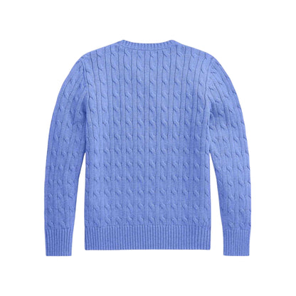 Harbor Mist-Island Paradise - Back - Ralph Lauren Childrens-Kids Premium Cotton Polo Jumper