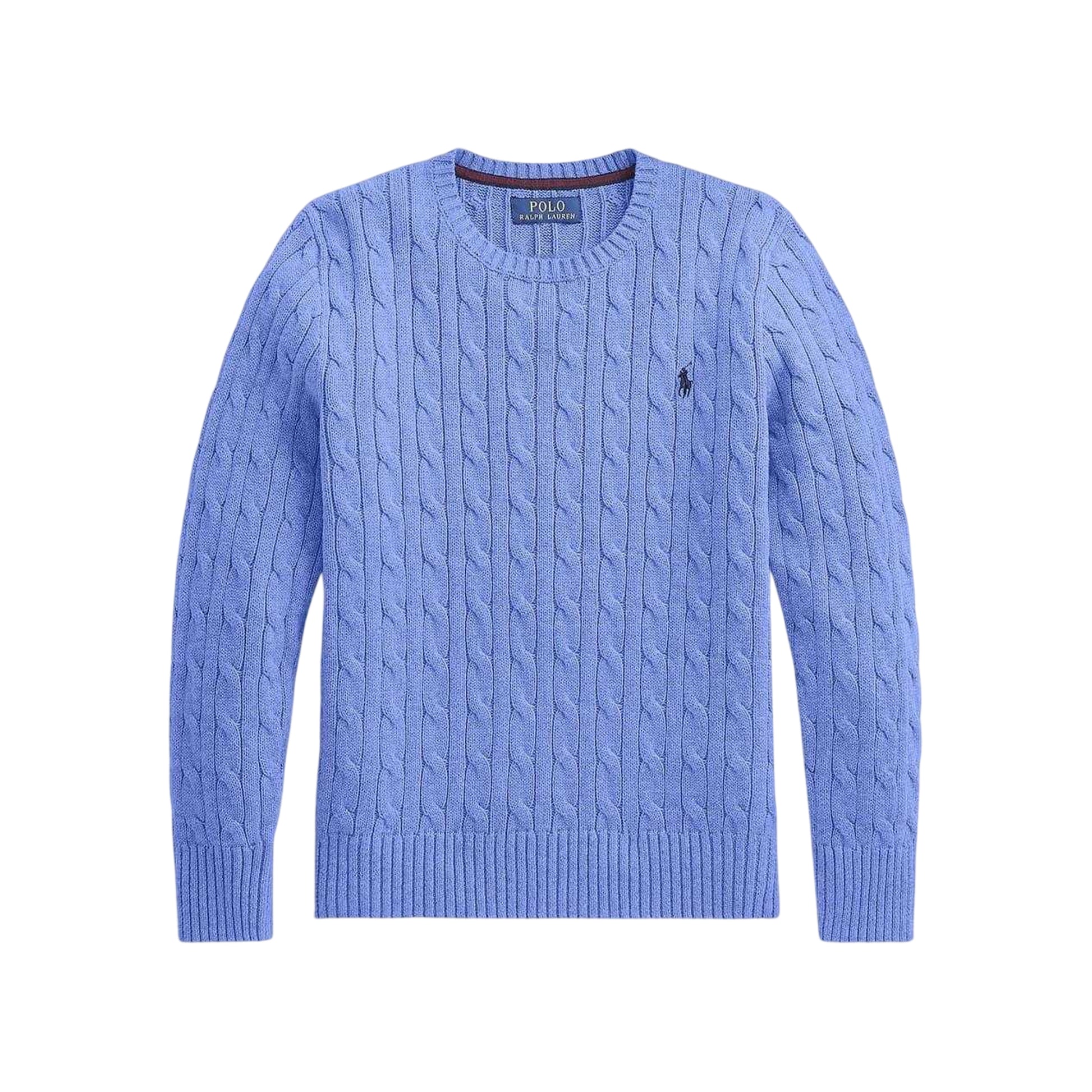 Harbor Mist-Island Paradise - Front - Ralph Lauren Childrens-Kids Premium Cotton Polo Jumper