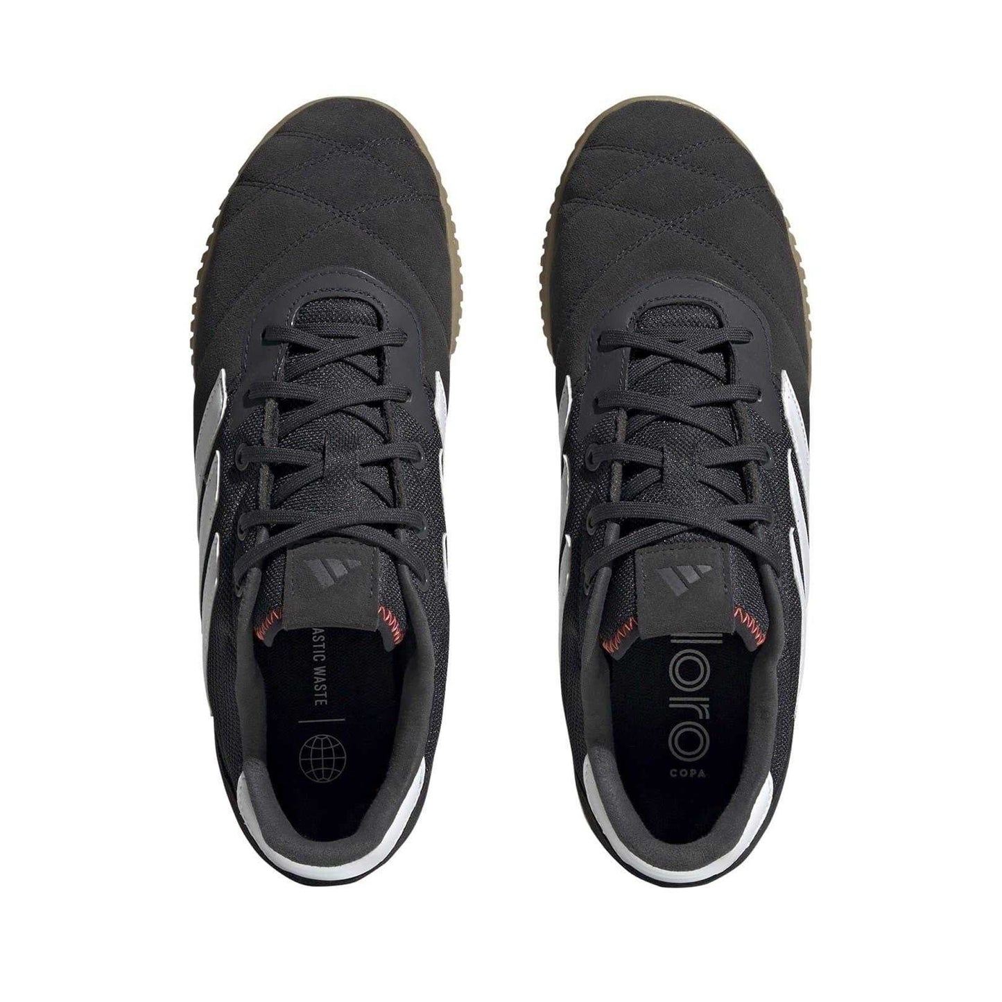 Night Grey - Pack Shot - Adidas Mens Copa Gloro Stripes Indoor Football Trainers