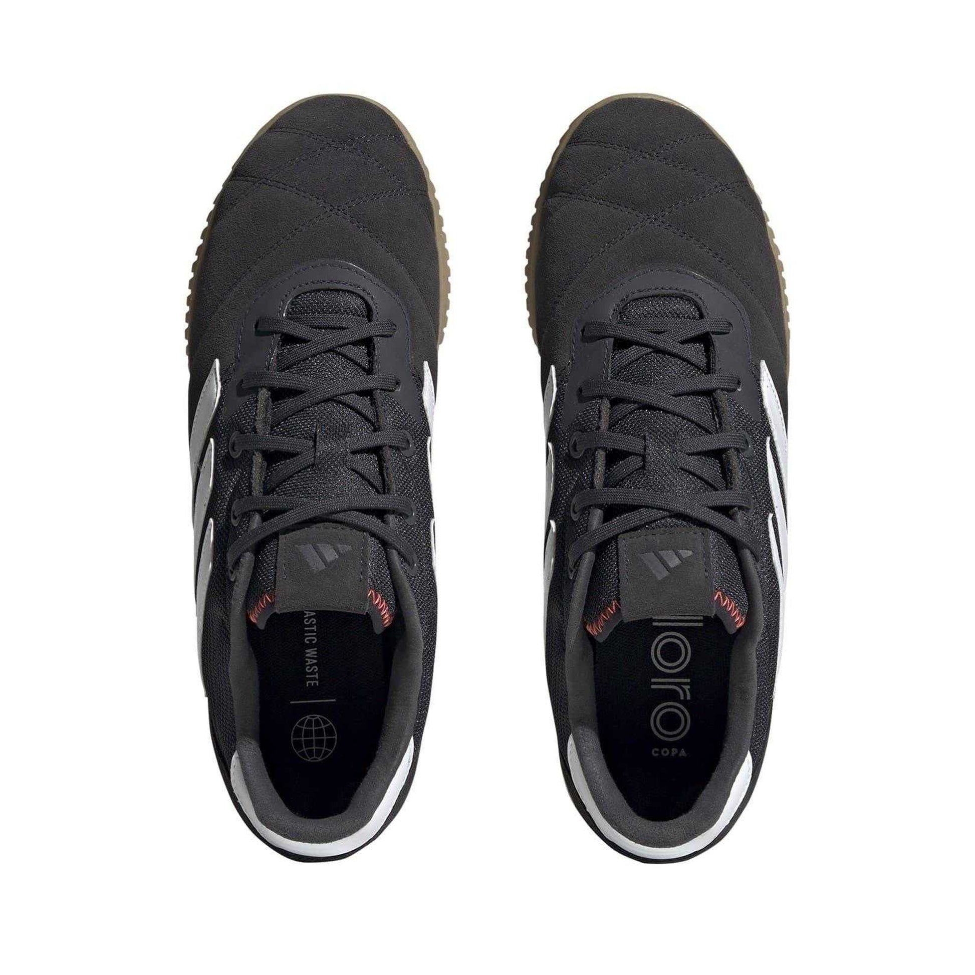 Night Grey - Pack Shot - Adidas Mens Copa Gloro Stripes Indoor Football Trainers