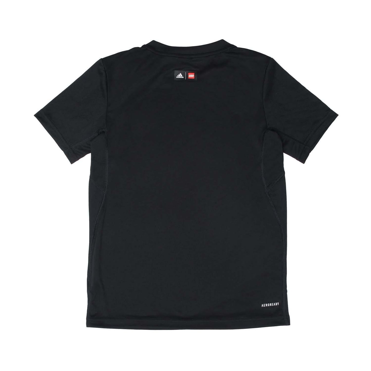 Black - Back - Adidas Childrens-Kids Play Lego T-Shirt