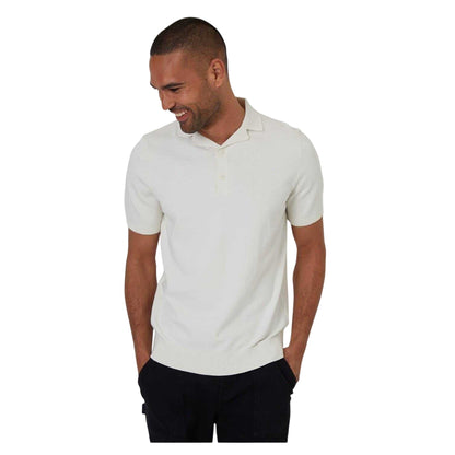 Ecru - Front - Threadbare Mens Collared Polo Shirt