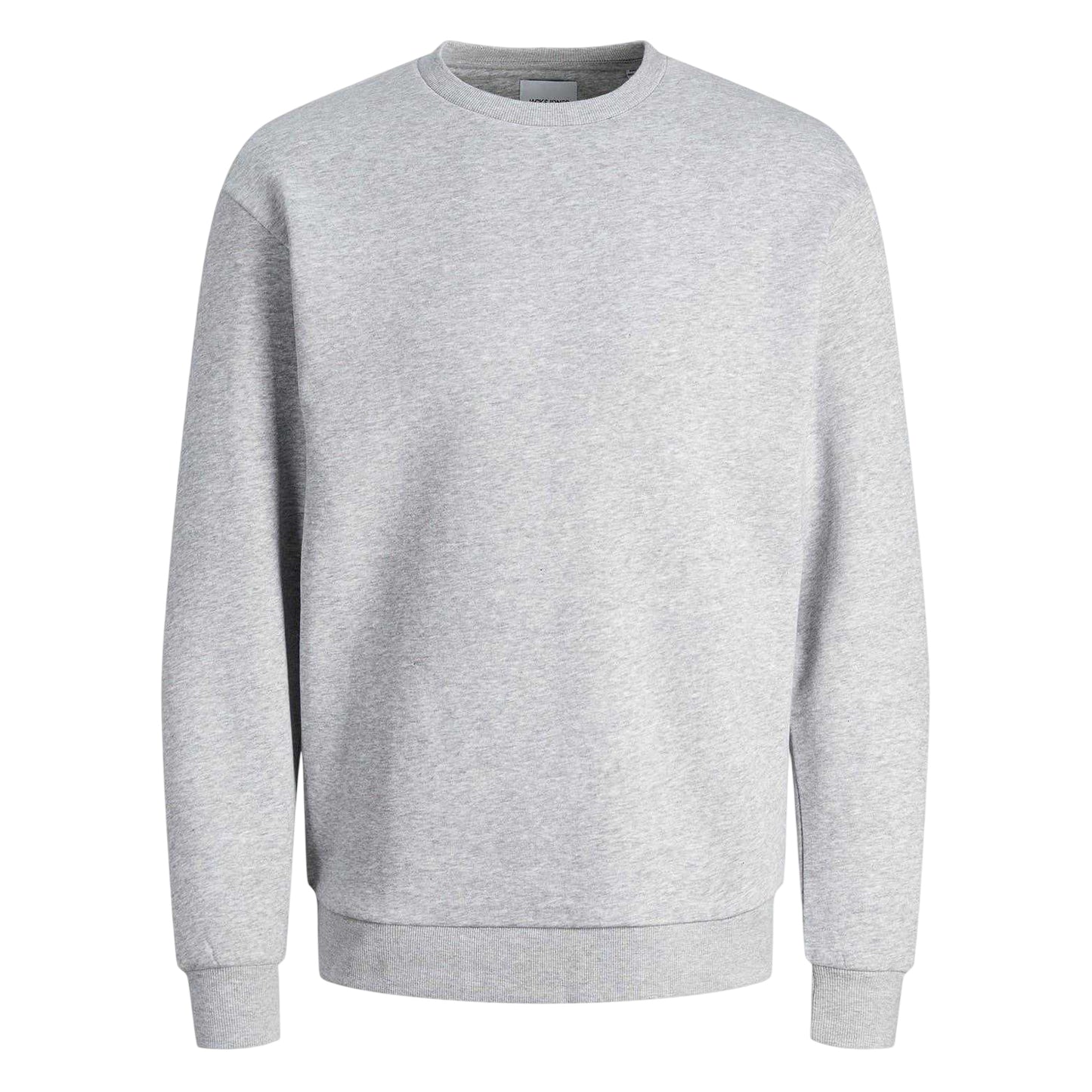 Light Grey Melange - Front - Jack And Jones Boys Regular Sweatshirt