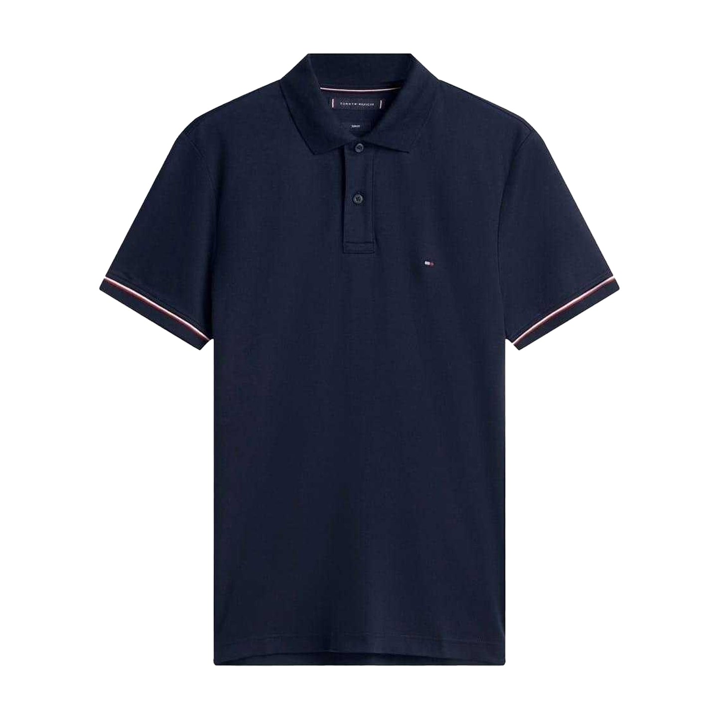 Desert Sky - Front - Tommy Hilfiger Mens Liquidtip Collared Short-Sleeved Polo Shirt