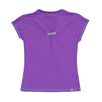 Purple - Back - Puma Childrens-Kids Wave Splash Regular T-Shirt