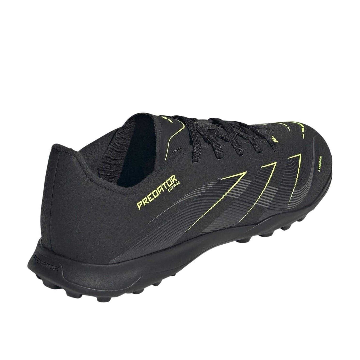Black-Lemon - Back - Predator Childrens-Kids Predator Accuracy.4 Astro Turf Trainers