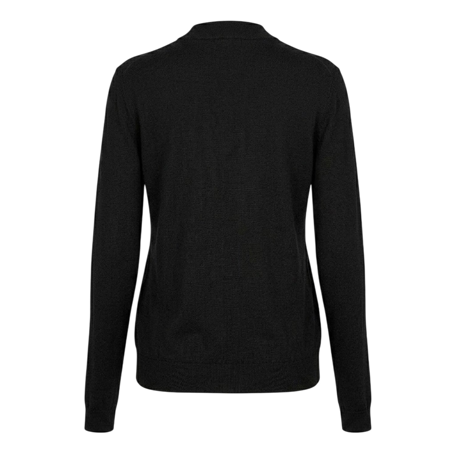 Black - Back - Hugo Boss Mens San Matteo-M Knitted Sweatshirt