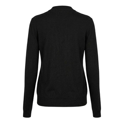 Black - Back - Hugo Boss Mens San Matteo-M Knitted Sweatshirt