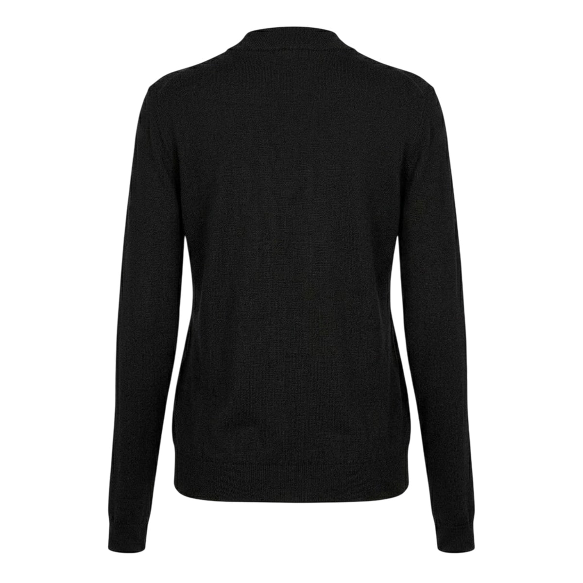Black - Back - Hugo Boss Mens San Matteo-M Knitted Sweatshirt