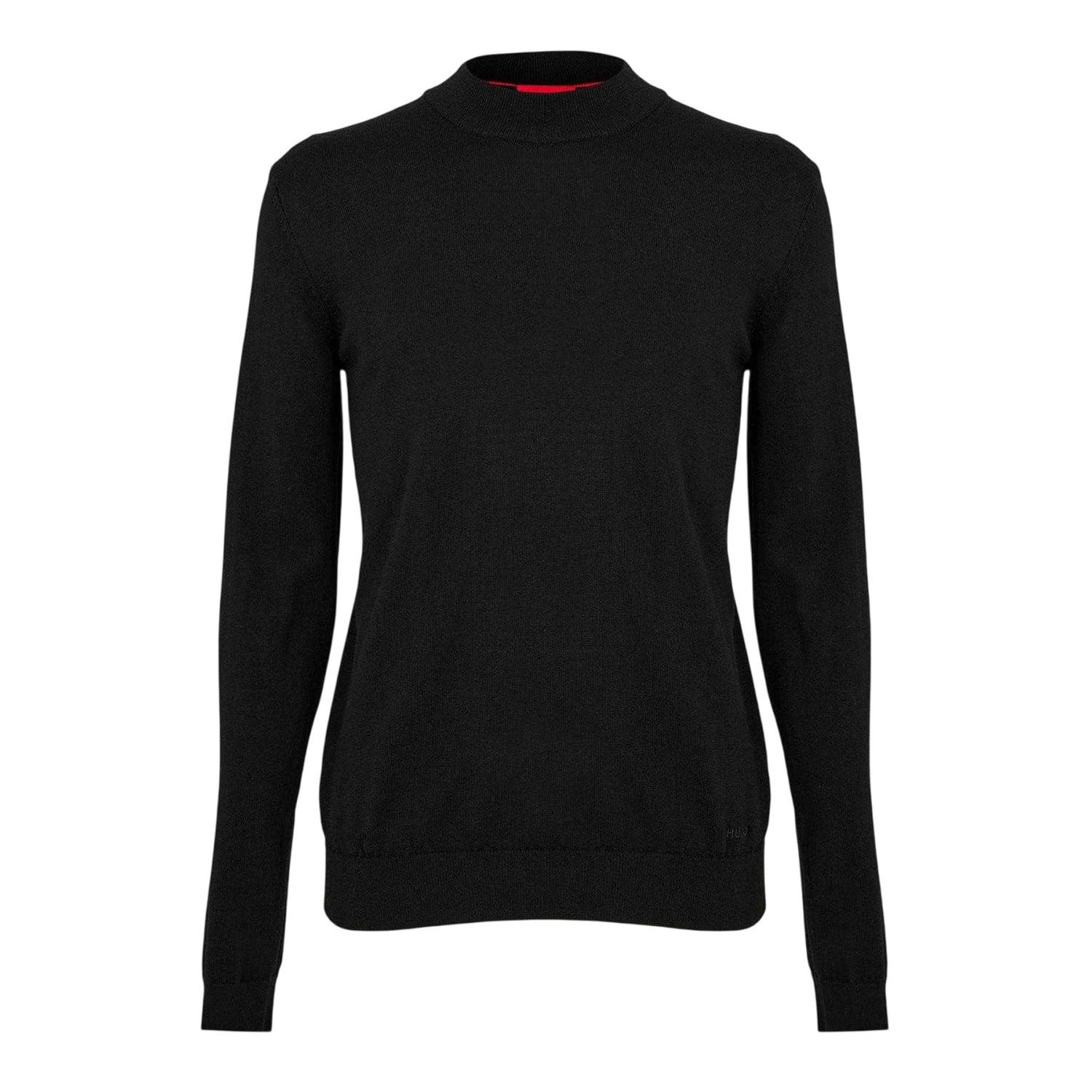 Black - Front - Hugo Boss Mens San Matteo-M Knitted Sweatshirt