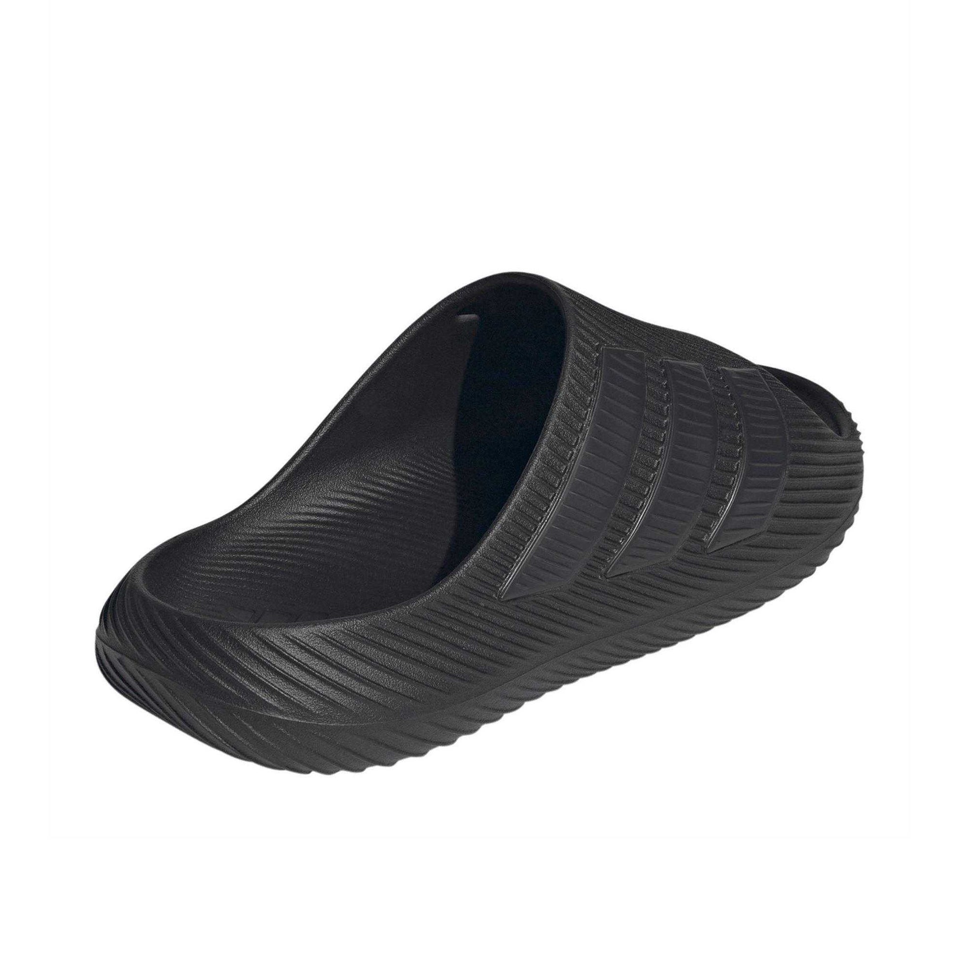Triple Black - Back - Adidas Mens Adilette Shower Rubber Sliders