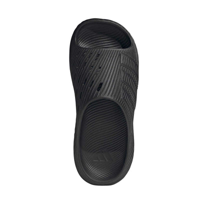 Triple Black - Pack Shot - Adidas Mens Adilette Shower Rubber Sliders