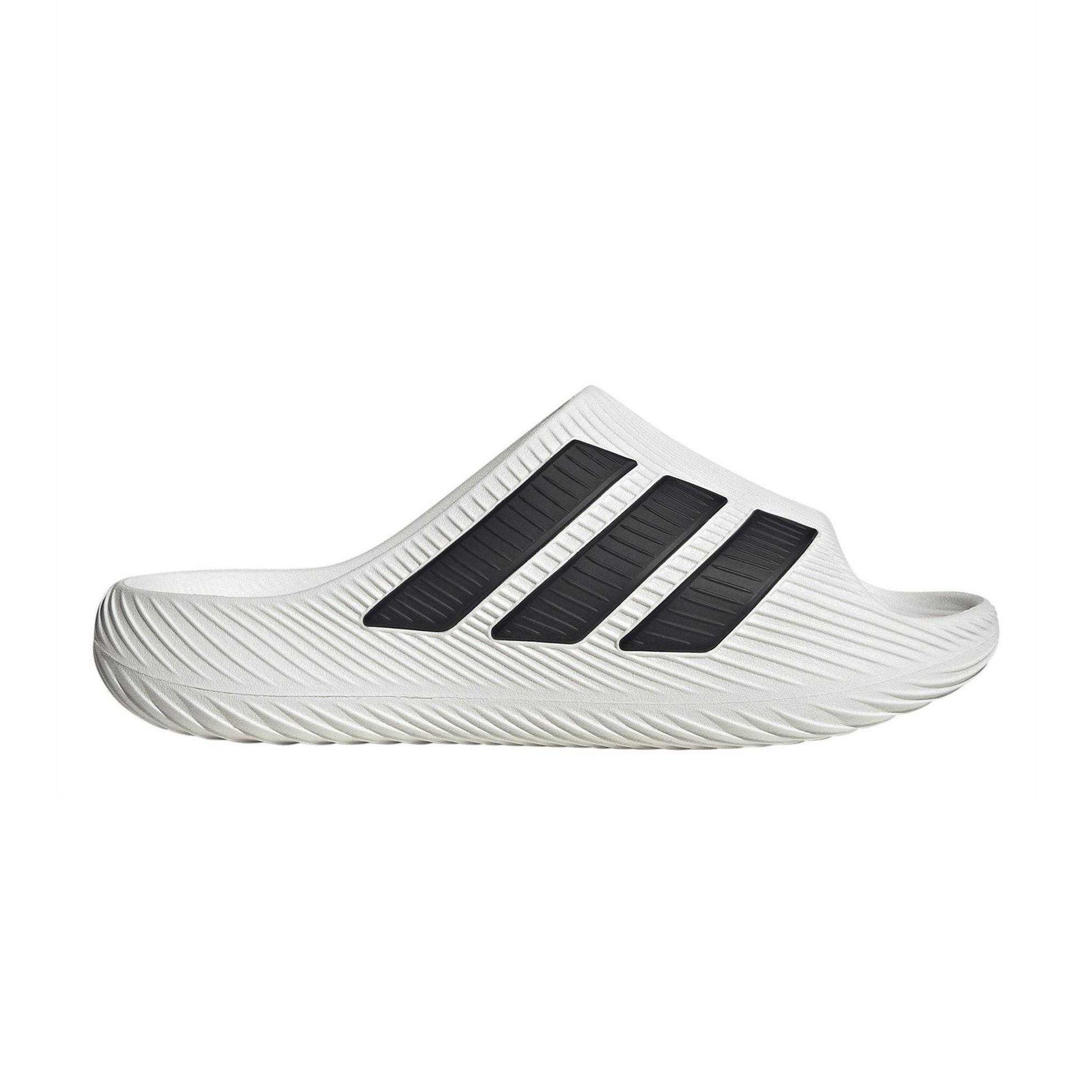 White-Black - Lifestyle - Adidas Mens Adilette Shower Rubber Sliders