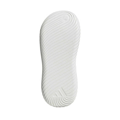 White-Black - Pack Shot - Adidas Mens Adilette Shower Rubber Sliders