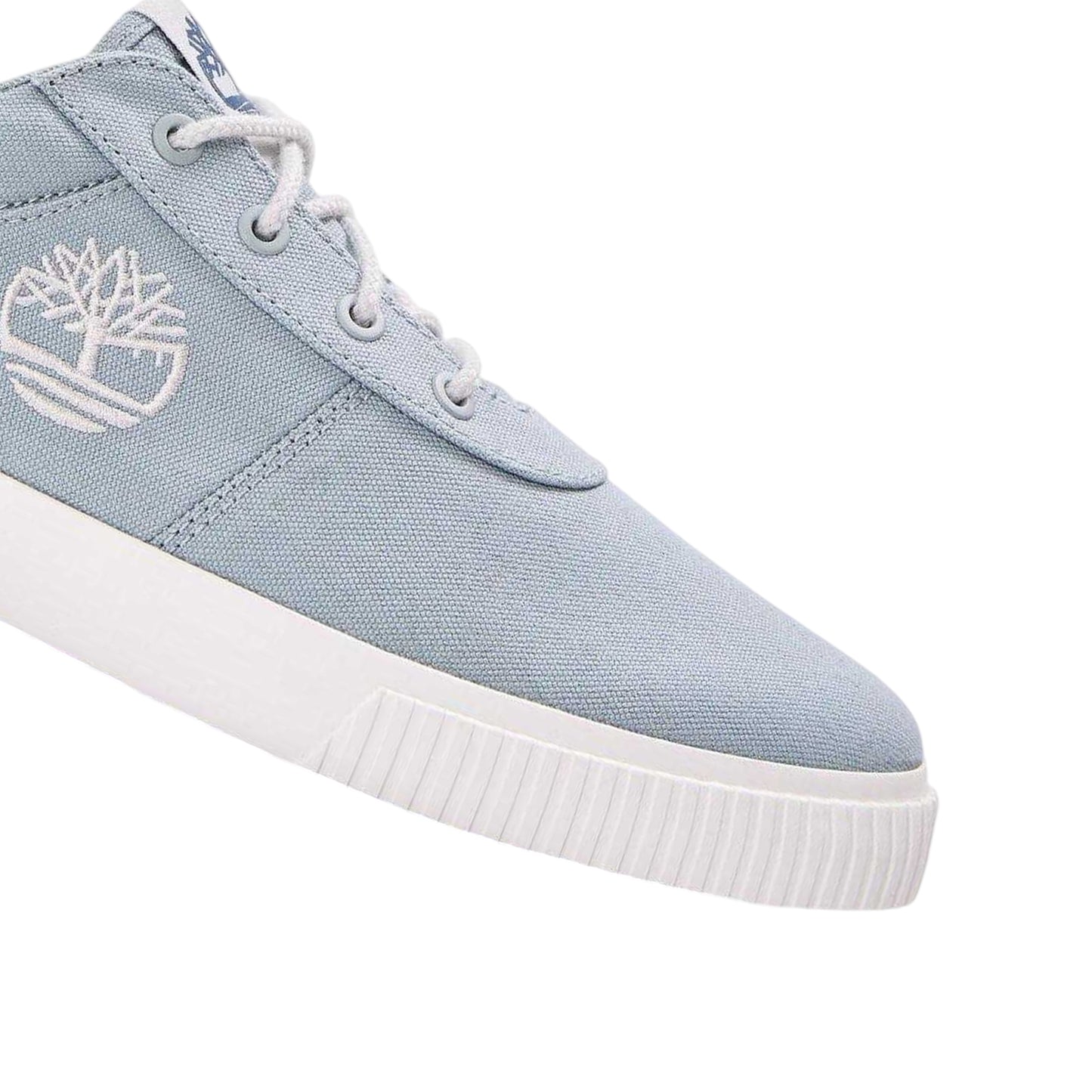 Medium Blue - Side - Timberland Mens Mylo Bay Canvas Trainers
