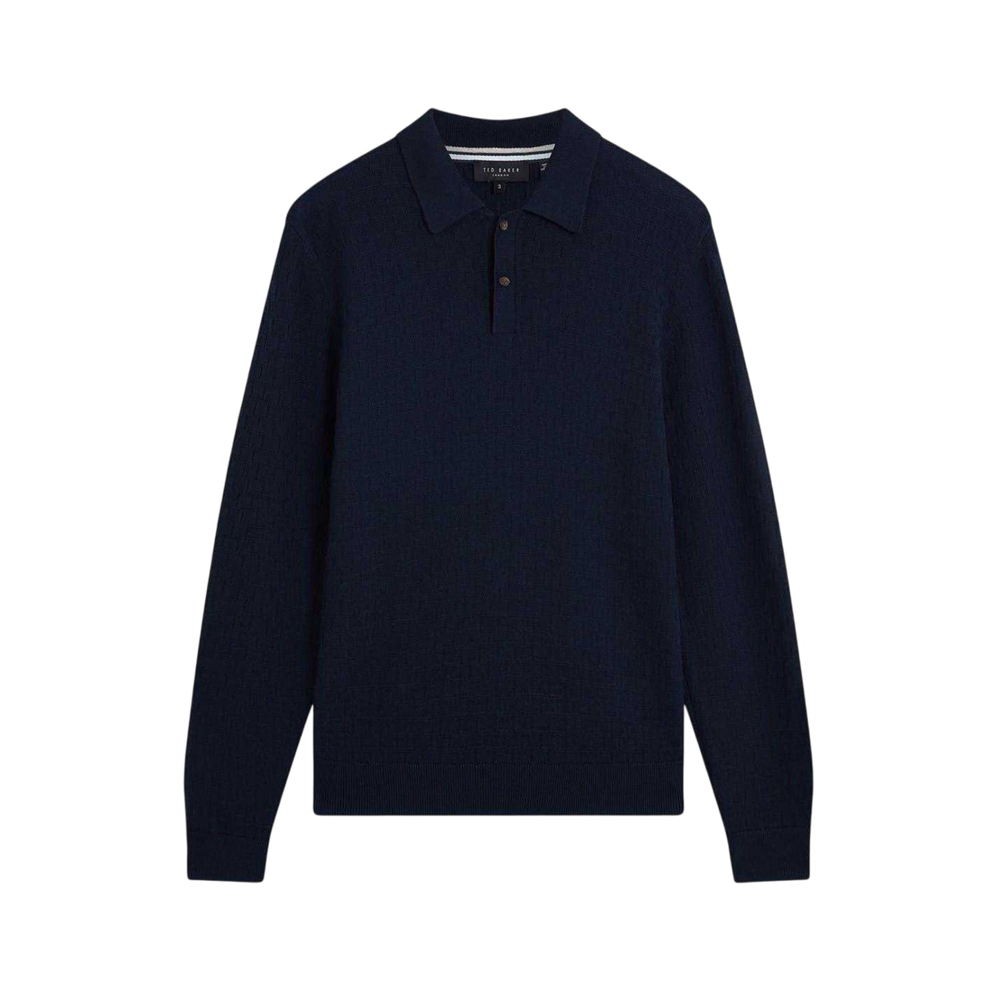 Navy - Front - Ted Baker Mens Short-Sleeved Polo Shirt