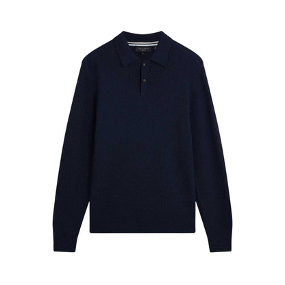 Navy - Front - Ted Baker Mens Short-Sleeved Polo Shirt