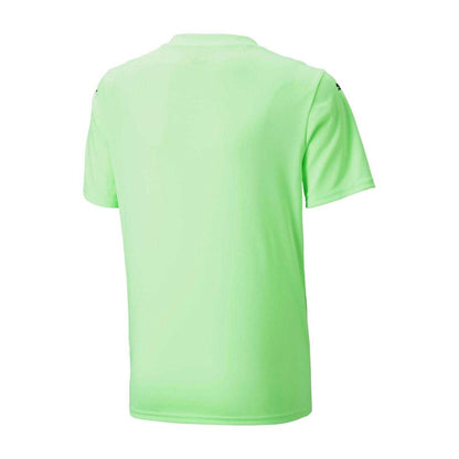 Lime - Back - Puma Childrens-Kids TeamULTIMATE Jersey