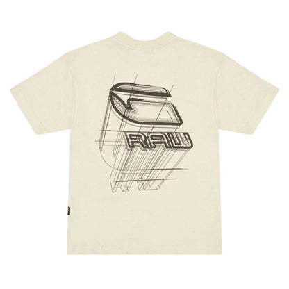 Milk - Back - G-Star Childrens-Kids Graphic Print Oversized T-Shirt