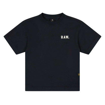 Salute - Front - G-Star Childrens-Kids Logo Crew Neck Regular T-Shirt
