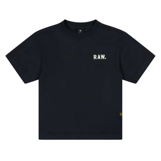Salute - Front - G-Star Childrens-Kids Logo Crew Neck Regular T-Shirt