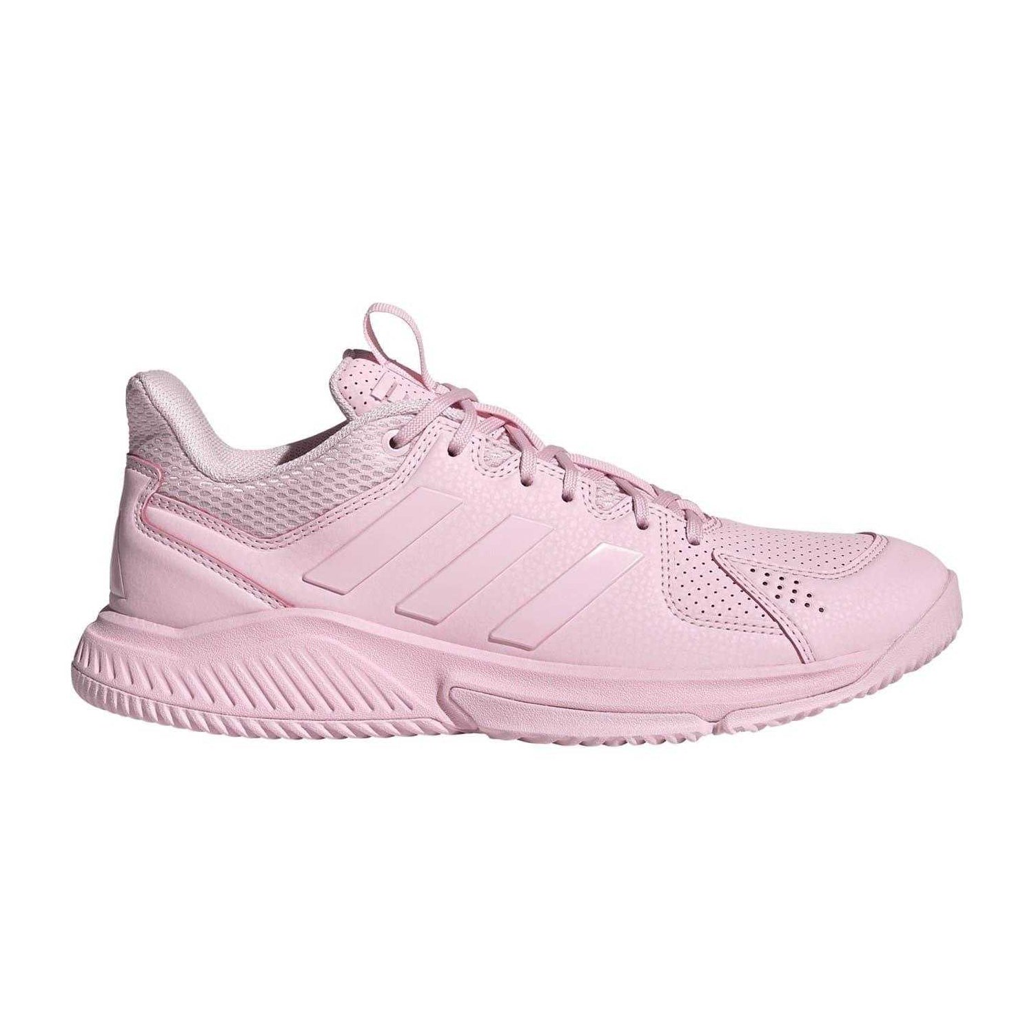 Pink - Lifestyle - Adidas Womens-Ladies Court Flight Cloudfoam Trainers