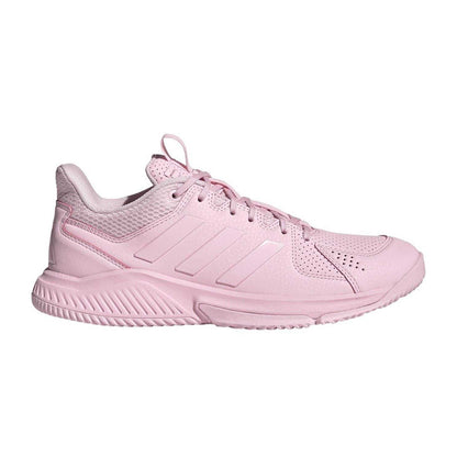 Pink - Lifestyle - Adidas Womens-Ladies Court Flight Cloudfoam Trainers