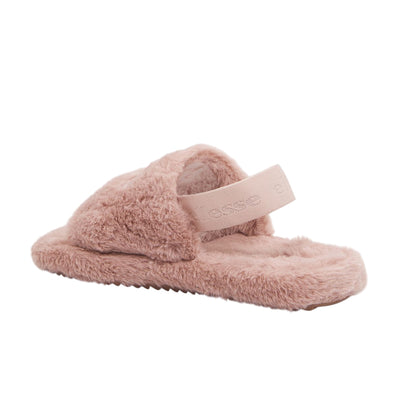 Pink - Back - Ellesse Womens-Ladies Ril Open Toe Slip-on Slides