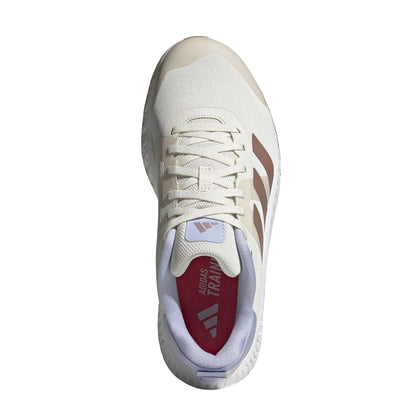 White-Clay-Violet - Pack Shot - Adidas Womens-Ladies Versatile Round Toe Trainers
