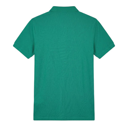 Green - Back - Lyle & Scott Mens Embroidered Logo Cotton Polo Shirt