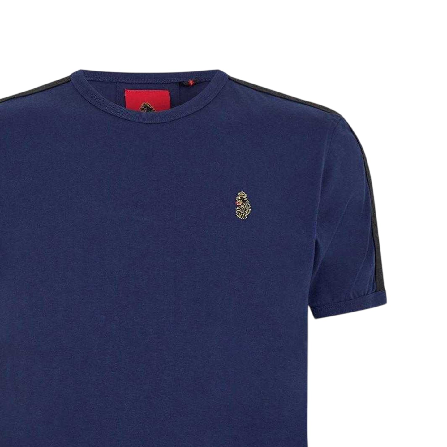 Navy - Back - Luke 1977 Mens Embroidered Logo Regular T-Shirt